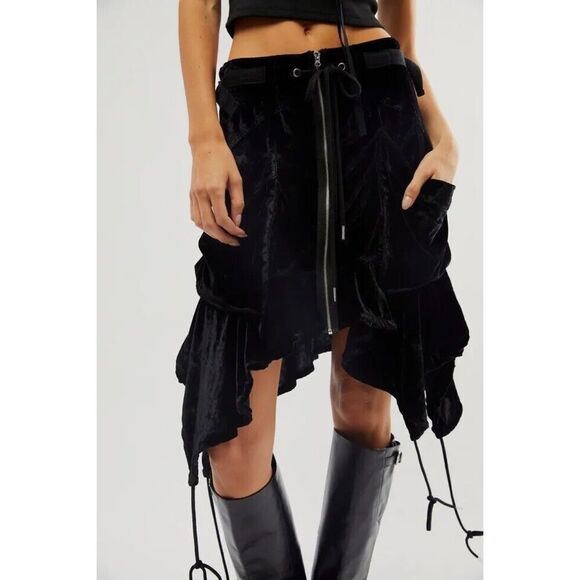 NWT Free People Paxton Parachute Utility Skirt - Picture 3 of 9